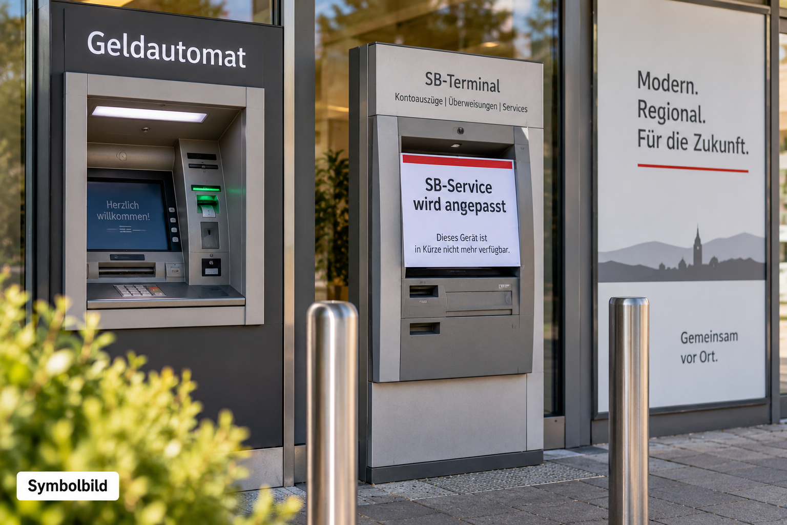 Beitragsbild: Rhön-Rennsteig-Sparkasse reduziert SB-Angebot an mehreren Standorten