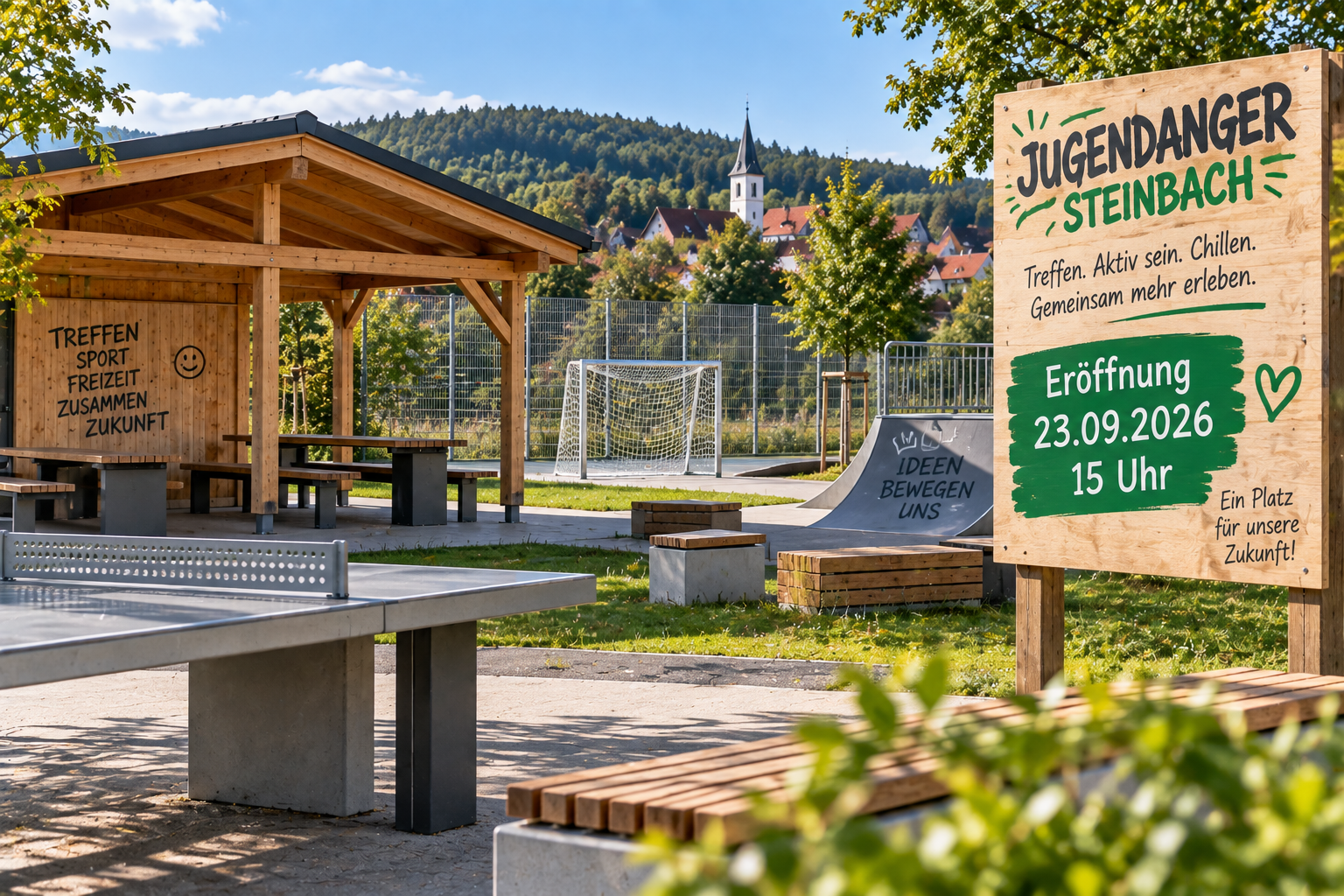 Beitragsbild: Steinbach bekommt neuen Jugendtreff – Eröffnung am 23. September